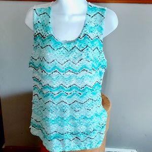 Janeric Lace Layered Dressy Tank Top